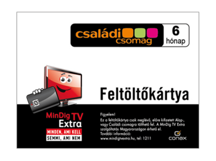 FELTÖLTŐ MinDig TV Extra Családi 6 havi