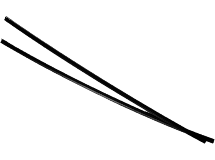Ablaktörlő gumi 61 cm pár, 6,5 mm széles, sín nélkül