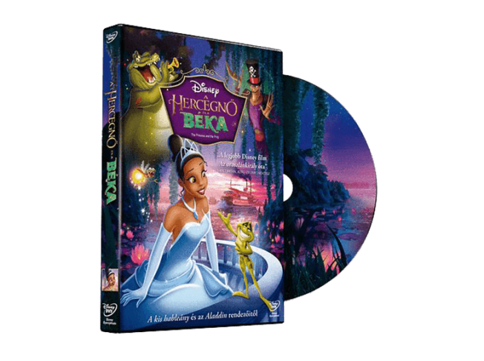 A hercegnő és a béka DVD