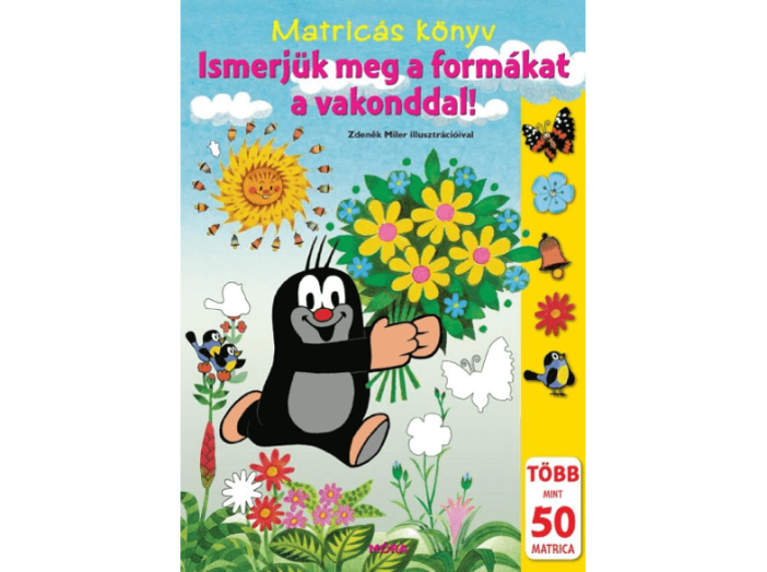 Ismerjük meg a formákat a vakonddal! - Matricás könyv