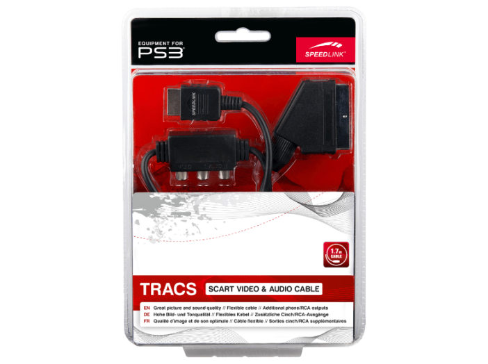 SL-4412BK Tracs SCART videó & audió kábel
