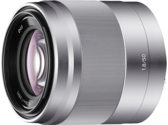 E 50 mm f/1.8 OSS objektív