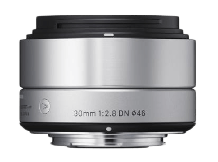 Sony 30mm f/2,8 (A) EX DN ezüst objektív