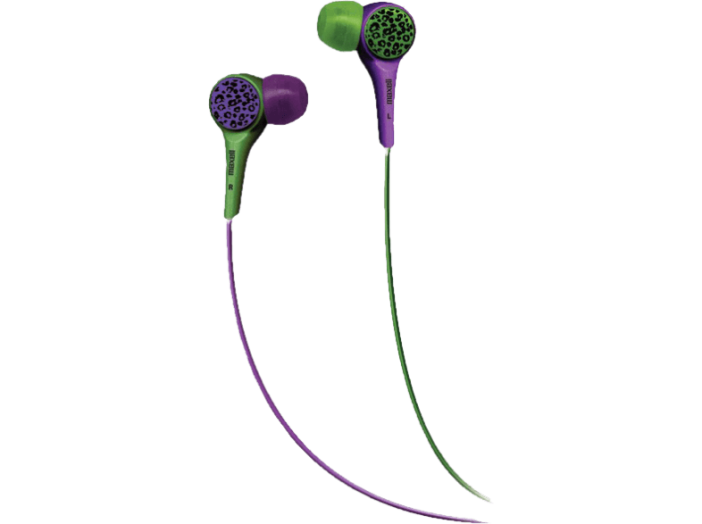 Audio WILD BUDZ fülhallgató, zöld-lila