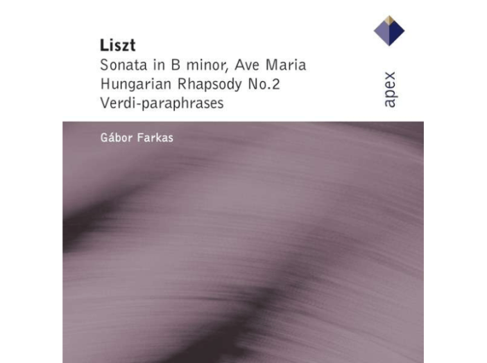 Sonata in B minor, Ave Maria Hugarian Rhapsody No.2 Verdi-paraphrases CD