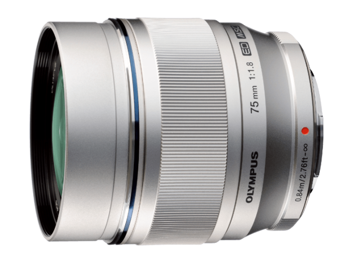 M.Zuiko ED 75/F1.8 ezüst