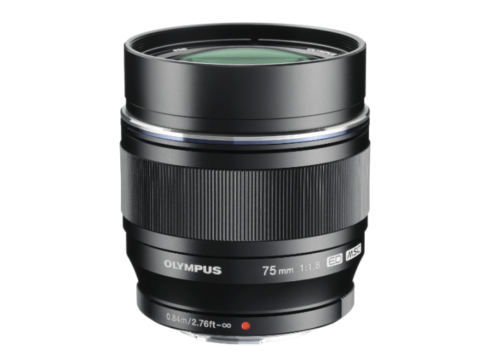M.Zuiko ED 75/F1.8 fekete