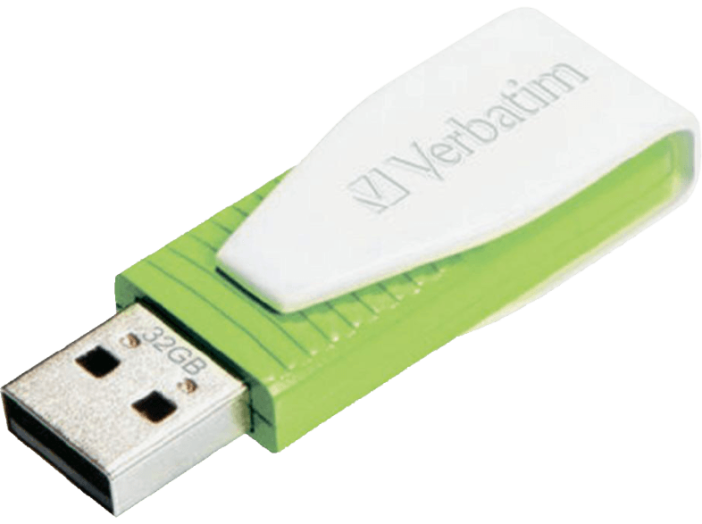 Swivel zöld USB Drive 32 GB (49815)