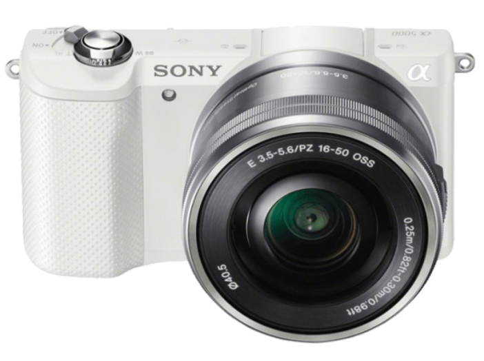 Alpha ILCE-5000 + 16-50 mm fehér Kit
