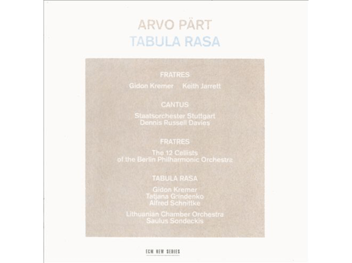 Tabula Rasa CD