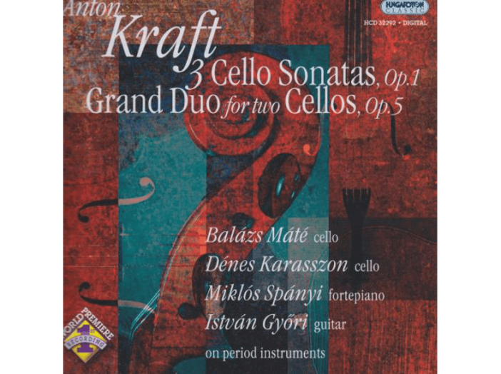 3 Cello Sonatas Op. 1, Grand Duo for Two Cellos Op.5 CD