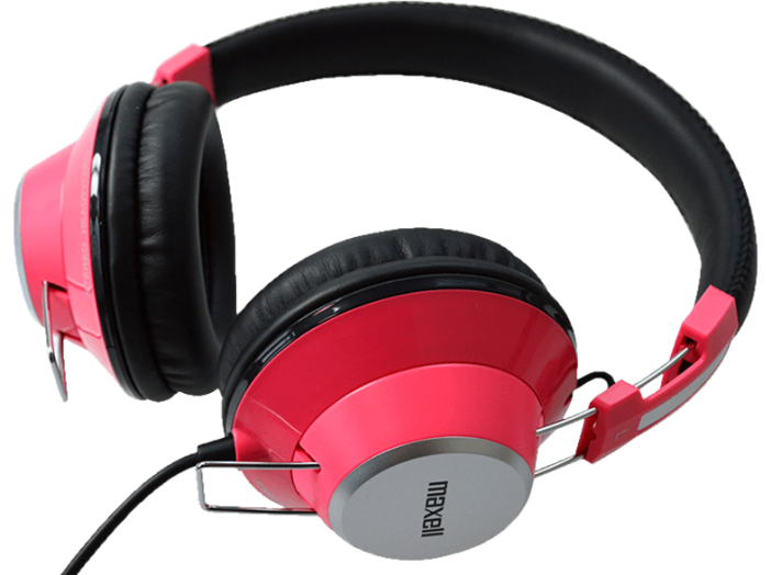 Retro DJ fejhallgató, rózsaszín