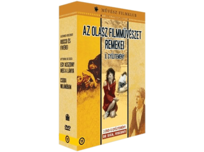 Az olasz filmművészet remekei gyűjtemény II. DVD