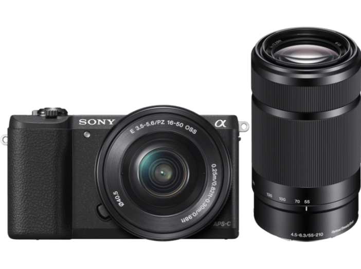 Alpha ILCE-5100 fekete + 16-50 mm + 55-210 mm Kit