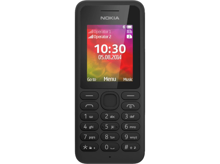 Nokia 130 DS fekete kártyafüggetlen mobiltelefon