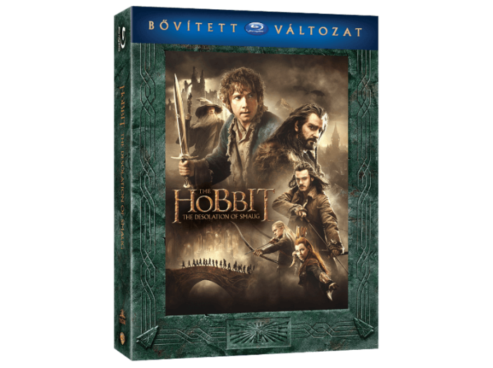 A hobbit Smaug pusztasága (bővített változat) Blu-ray