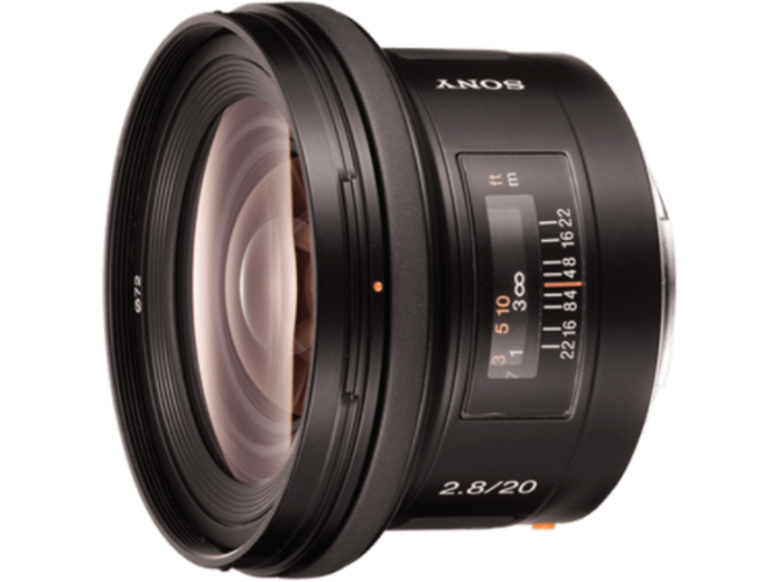 SAL 20 mm f/2.8 objektív