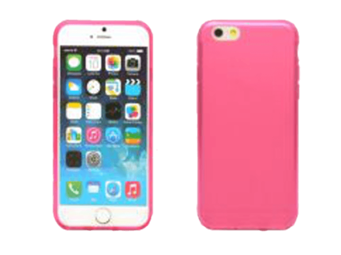 iPhone 6 Plus pink vékony szilikon hátlap