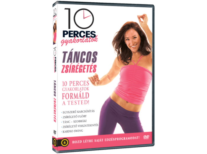 10 perces gyakorlatok: Táncos zsírégetés DVD