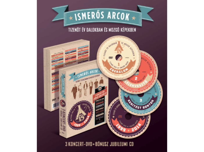 15 év dalokban és mozgó képekben DVD+CD