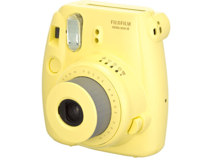 Instax Mini 8 sárga analóg fényképezőgép