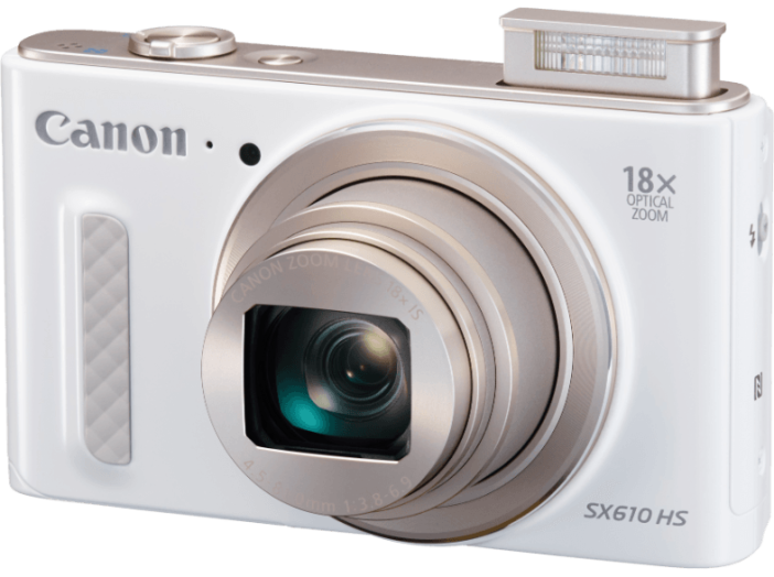 PowerShot SX610 fehér digitális fényképezőgép