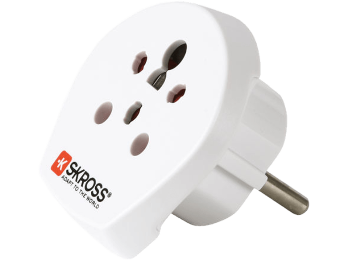Utazó adapter, India-Izrael-Dánia