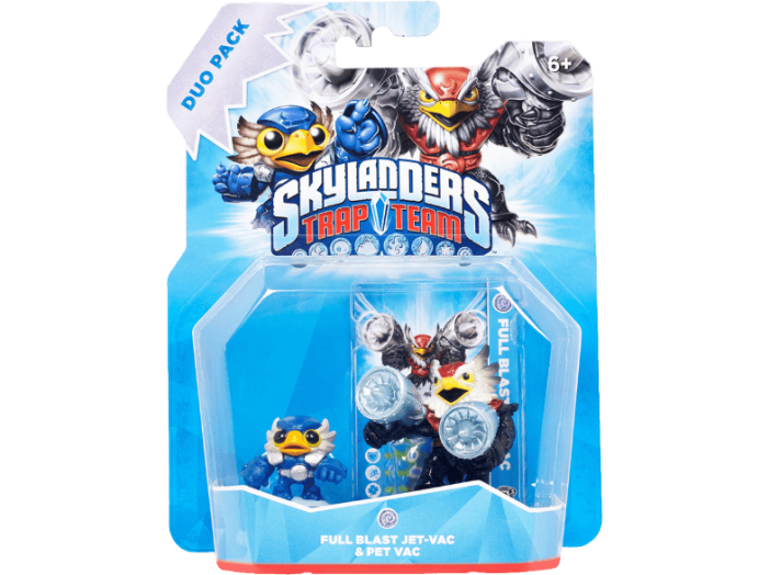 Skylanders Trap Team: Full Blast Jet-Vac & Pet Vac (játékfigurák)