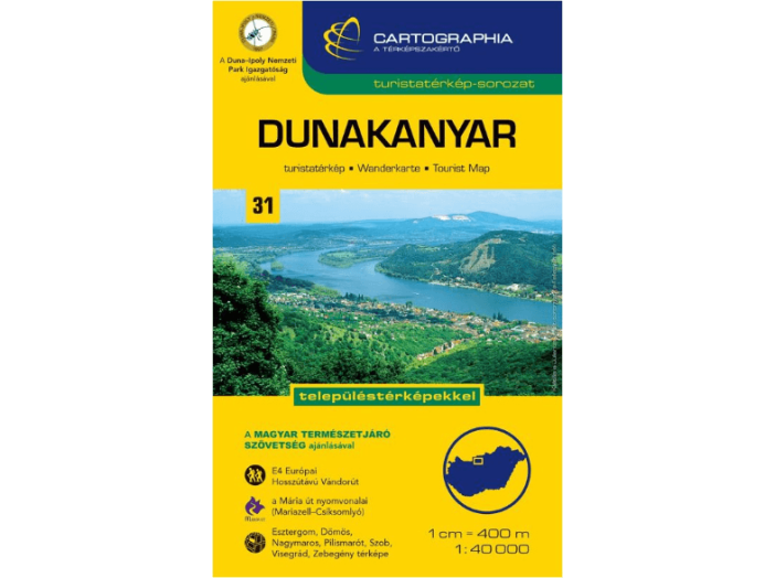 Dunakanyar turistatérkép