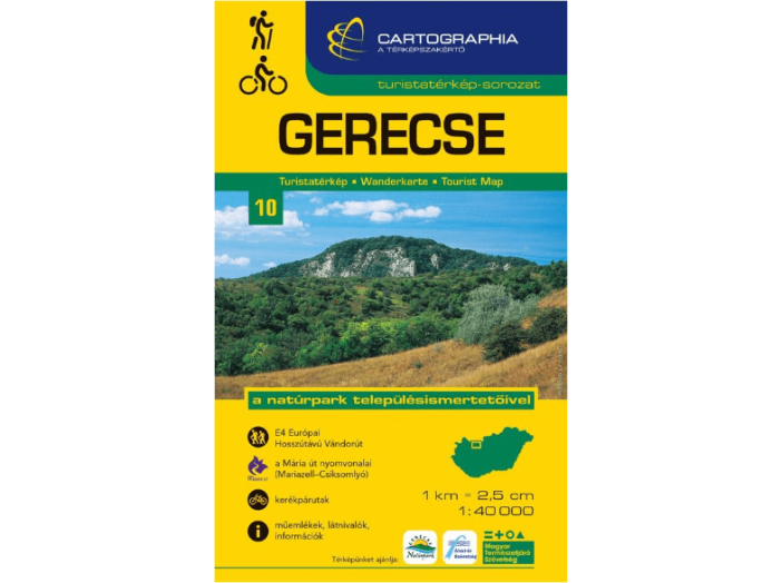 Gerecse turistatérkép