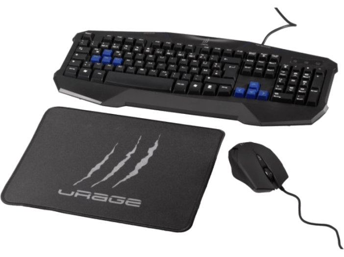 uRage Gaming Starter Szett billentyűzet+egér+egérpad (113734)