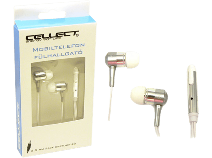 3.5 Jack sztereó headset fehér