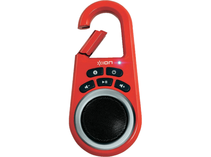 Clipster csíptethető mobil bluetooth hangszóró, piros