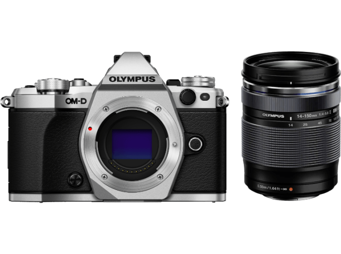 E-M5II ezüst + EZ-M1415 II fekete Kit