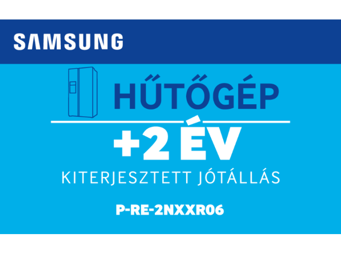 P-RE-2NXXR06 ráadás 2 év gyártói jótállás hűtőgépekre