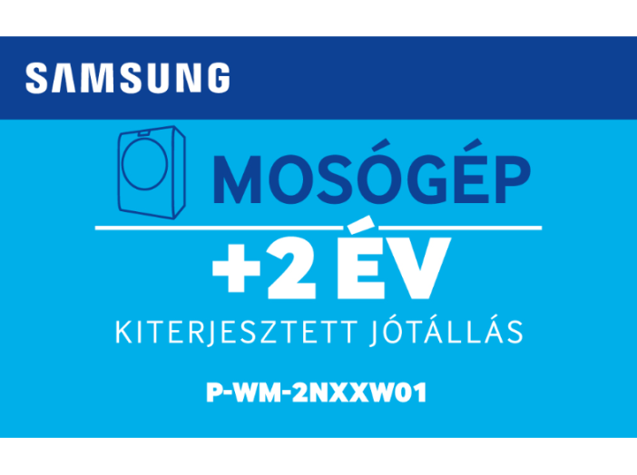 P-WM-2NXXW01 ráadás 2 év gyártói jótállás mosógépekre