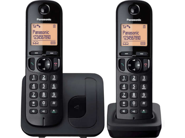 KX-TGC212PDB dect telefon fekete