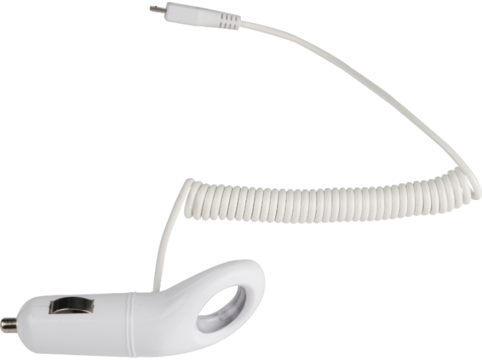 Töltő micro USB 12/24 V, kék világítással