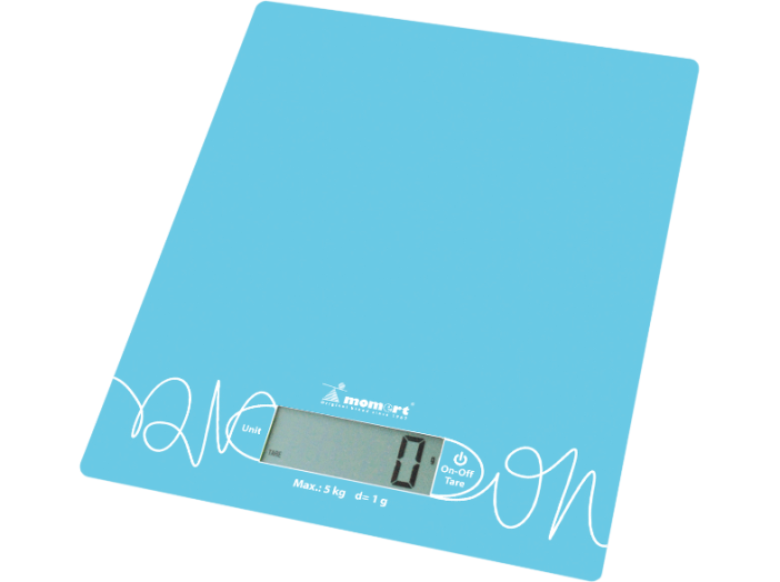 6854 konyhai mérleg 5 kg-ig, kék