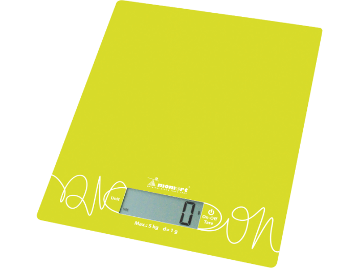 6855 konyhai mérleg 5 kg-ig, zöld