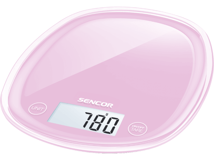 SKS 38 konyhamérleg, pink