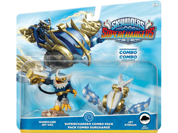 Skylanders SuperChargers: Combo Pack (Hurricane Jet-Vac, Jet Stream) játékfigura