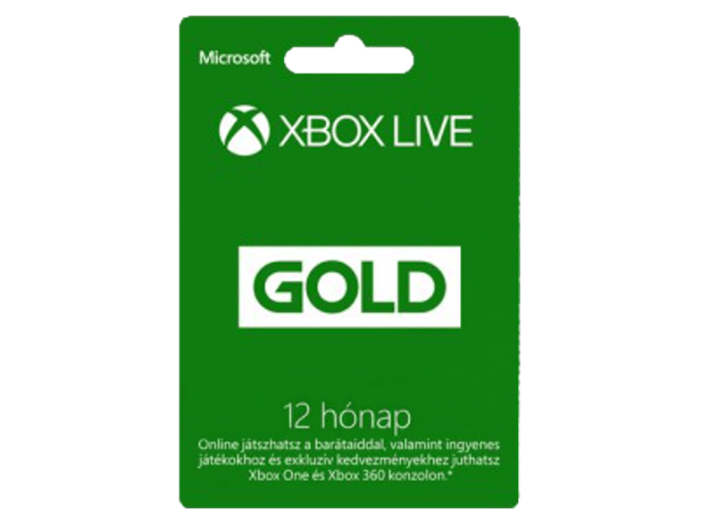 Xbox Live Gold, 12 hónap