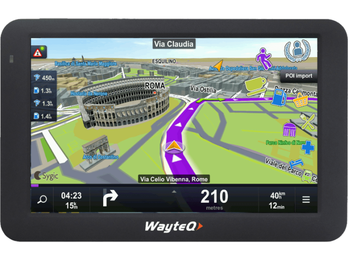 X985BT Sygic 3D navigáció