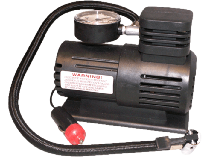 Kompresszor 12V, 3 adapterrel, 250 PSI