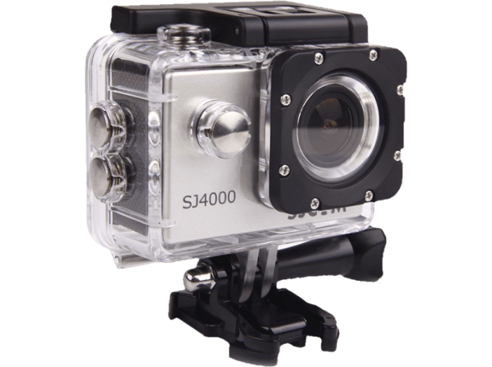 SJ4000 sportkamera vízálló tokkal ezüst