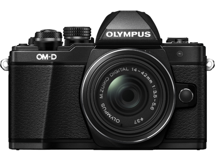 E-M10 Mark II fekete + EZ-M1442 II R fekete Kit