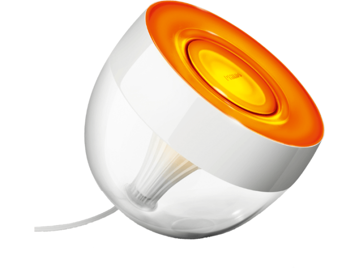 Hue Iris alkalmazásvezérelt dekorációs lámpa, okoskészülékkkel szabályozható és rendszerbe köthető