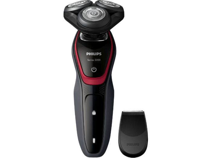 S5130/06 férfi borotva, fekete/piros