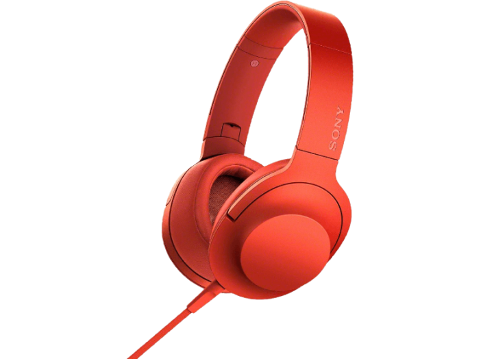 MDR100AAPR High Resolution Audio fejhallgató, piros